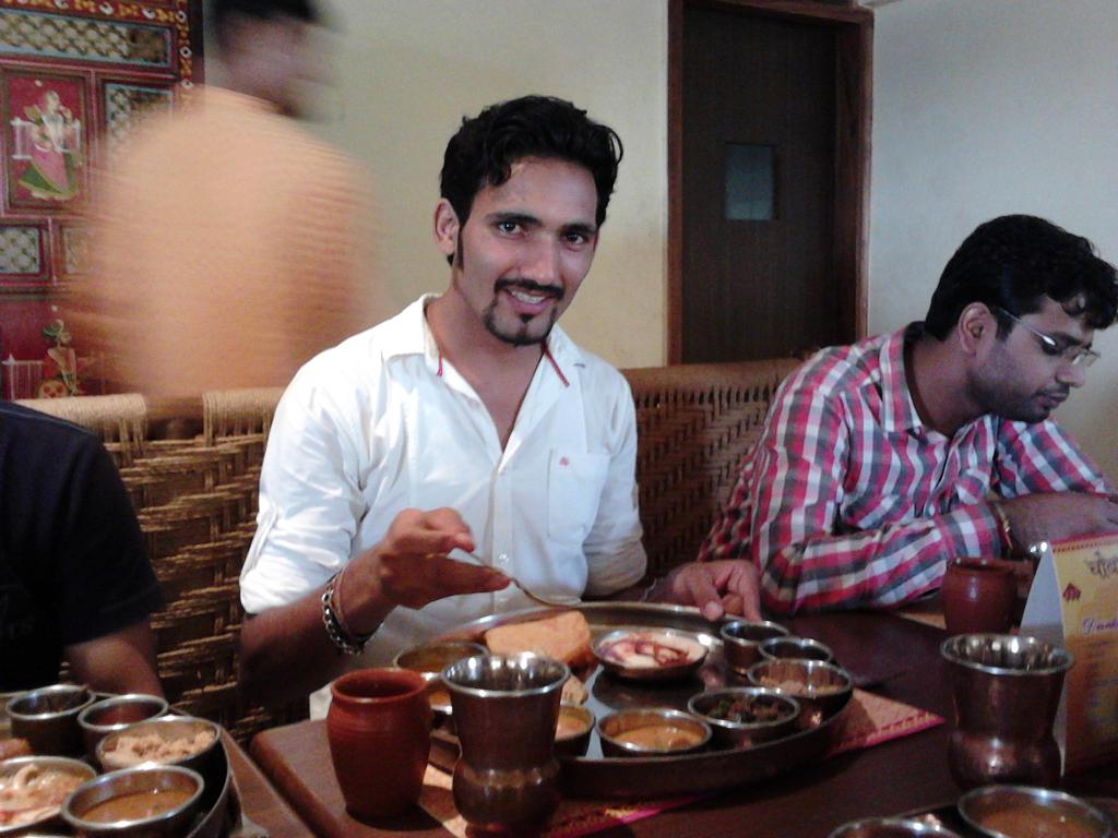 Inder Singh and Saurabh Maheshwar at choubara gurgaon.jpg