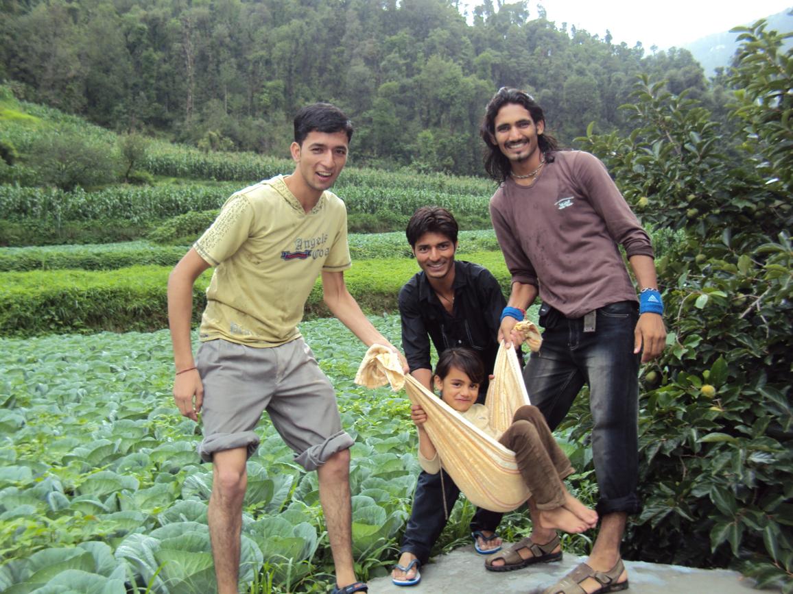 Angel Baby Kutah Khunagi Inder And Naresh holding
