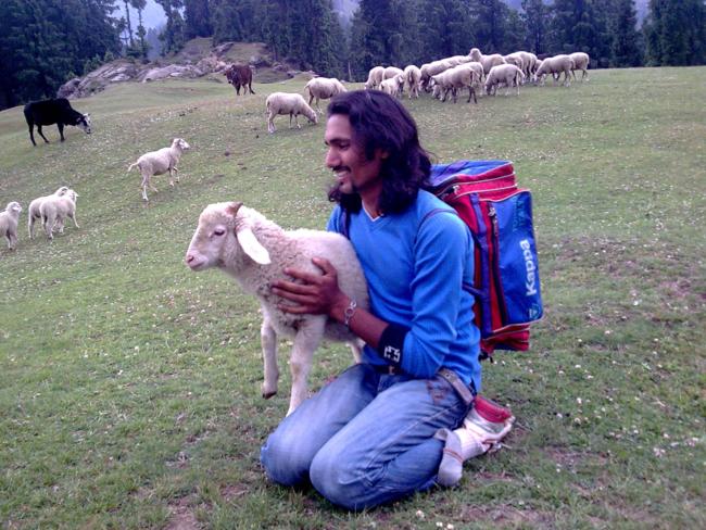 Inder Singh At Shikari Hills Shikari devi mandi Himachal