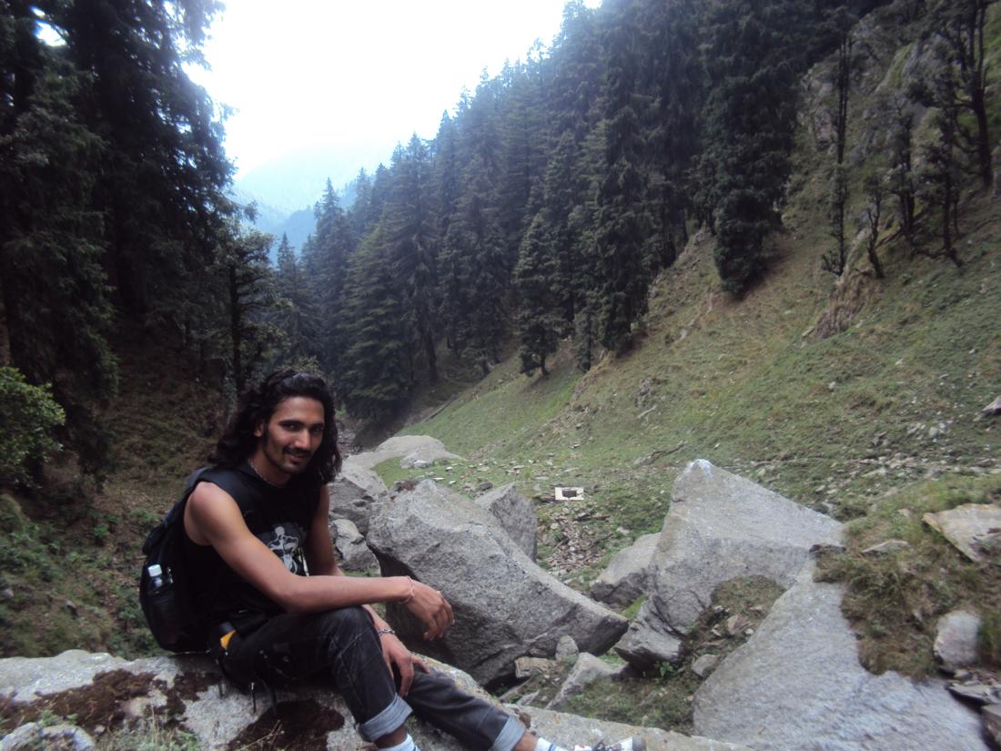 Lost inside thick Forest but covered up soon by climbing a straight mountain of shikari devi