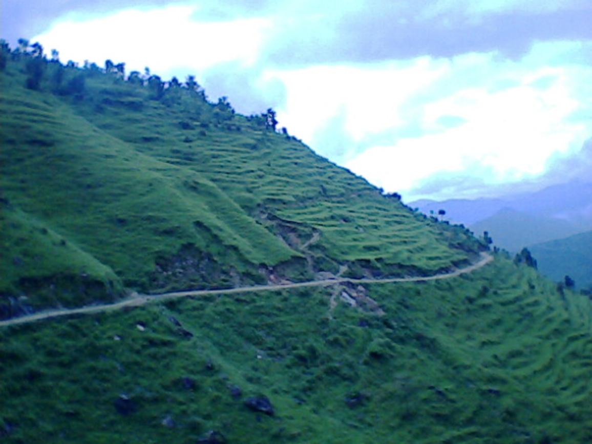 roads Way to my home pandoh mandi