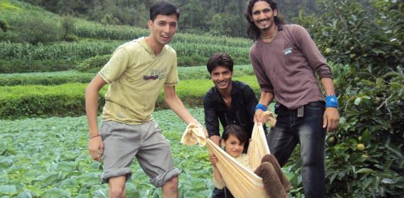 Angel Baby Kutah Khunagi Inder And Naresh holding