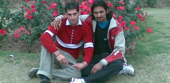 Ashok and Inder At rose garden summer 2007