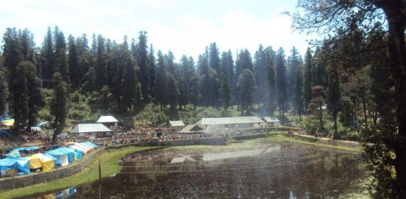 Beautiful View of kamrunag Vally Mandi District Himachal Pradesh