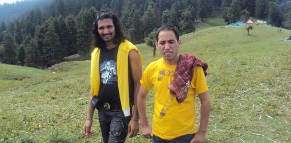 Inder And Jival Lal At Khunde ki Dhar Kamrunag Vally