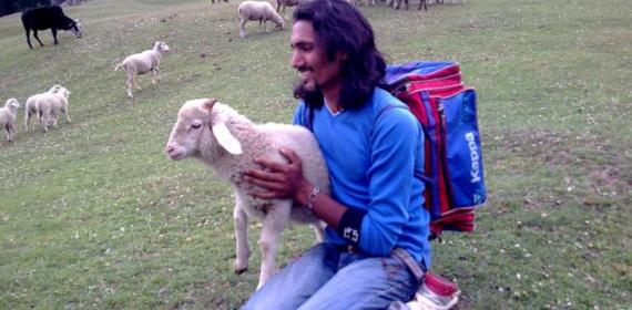 Inder Singh At Shikari Hills Shikari devi mandi Himachal