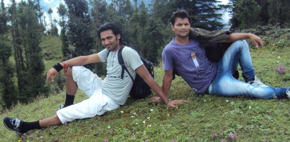 Inder Singh and Khar Bhai at Shikari Hills , Himachal Pradesh