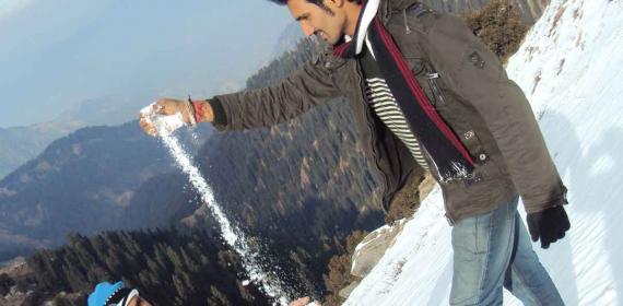 Snow magic by Inder Singh
