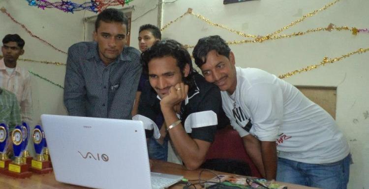 Inder SIngh, Gulab Singh, Deep Kumar at Jivisha Institute